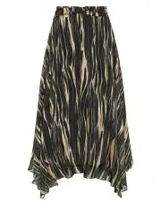 BNWT SASS & BIDE "Crave You" Handkerchief Hemline Silk Midi Skirt Size 12 - $450