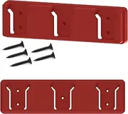 SZWJT-LV Battery Holder for Milwaukee M18 18V Battery, Mount 3 Slot Bulk Battery Garage Tool, Milwaukee Battery Holder for Work Van, Shelf, Toolbox
