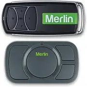 Merlin Garage Remote Control Kit,including E960M 4 Button Garage Remote and E964M 4 Button Car Visor Remote-Security+2.0 & Security+Compatible, Control 4 Garage Doors or Gates,Long Range,LED Indicator