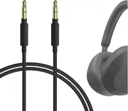 Geekria Audio Cable Compatible with Sony WH-ULT900N WH-XB920N WH-XB910N WH-1000XM5 WH-1000XM4 INZONE H5 Headphones Cable, 1/8" (3.5mm) to 3.5mm Braided Nylon Replacement Stereo Cord (4 ft/1.2 m)