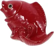 Fish Pond Decorations Water Feature Indoor Garden Statues Pond Carp Decor Pet Water Fountain Solar Fountain Pool Garden Hose Nozzle Fish Fountain Plant Spout Tank Nozzles Ceramics