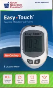 Good Neighbor Pharmacy Easy Touch Meter Glucose Monitoring System