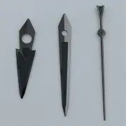 Black Gray Watch Hands Green Luminous for NH35/NH36/7S26/7S36/4R35/4R36 Movement