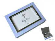 Baptism Keepsake Box - Blue