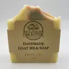 4oz Handmade Goat Milk Soap, Clover Aloe, Sensitive Skin, Natural Soap