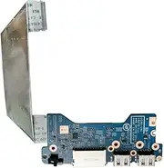 for Leno/vo IdeaPad Flex 5 14IIL05 14ITL05 14ARE05 15IIL05 Laptop USB Jack Card Reader Power Button Board LC55-15C 448.0K109.0011(LC55-15C Set)