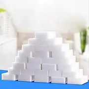 50 Pack Magic Cleaning Eraser Sponges, Multi-Purpose White Melamine Foam Blocks, White