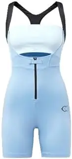 [Reebok] RBK Womens CARDI B LEOTARD 2-IN-1 FLUID BLUE HK8043 Size XS, Fluid Blue, X-Small