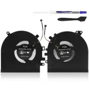 CPU+GPU Cooling Fan New Replacement for Razer Spirit Blade 15 GTX1060 RZ09-02...