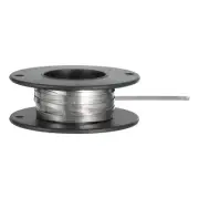 Nichrome Flat Heater Wire 16ft(5m)x0.1mmx2mm High Temp Wire Black,Silver