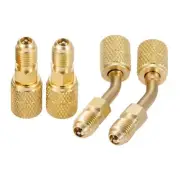 R410a Adapter for Mini Split System Charging Vacuum Port Adapter Quick Couple...