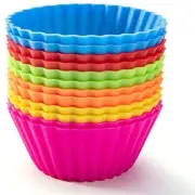 Moldes De Silicona Para Reposteria Muffins Cupcakes Magdalenas Tazas Hornear