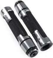 Motorcycle Hand Grips for K&AWASAKI N&INJA1000SX 2020-2021 Motorcycle 7/8" 22mm Aluminum Rubber Handlebar Grips Ends Handle Caps Hand Bar Plugs