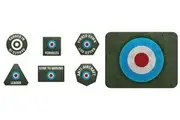 Flames of War: British LW Tokens (x20) & Objectives (x2)