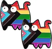 [Alibbon] LGBTQ+ Pride Pins Lesbian Gay Bisexual Transgender Enamel Pins LGBT Ally Pin Brooch Badge Rainbow Pin for Backpacks
