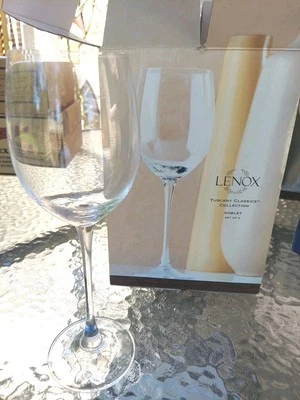 LENOX Tuscany Set Of 4 Wine Goblets/ Glasses