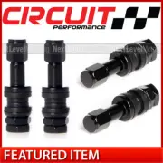 4 Circuit VS43 Black Aluminum Bolt-In Valve Stems 43mm Fits Toyota Lexus TRD (for: Toyota)