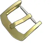 [BGBLKLGPPN] 24mm Strap Brass Buckle Stainless Steel Pin Buckle Watch Accessory Leather Strap Buckle Strap buckle