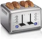 Hamilton Beach 4 Slice Toaster with Extra-Wide Slots, Bagel Setting, Toast Boost