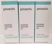 3x Proactiv Blackhead Dissolving Gel 1 oz - Acne Medication NEW IN BOX Exp 09/25