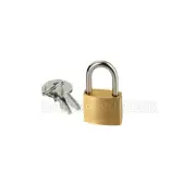 1 PC Small Metal Padlock 20mm Mini Brass Lock Jewelry Safe Box 2 Keys