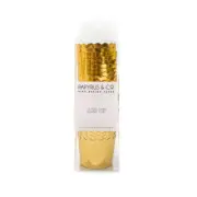 Papyrus Foil Cups Muffin Cupcake Liners Baking Cups Pack of 25 Gold
