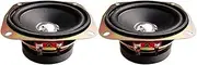 FMGMPMOCJ 4 Inch Full Range Speaker 25W 16Ohm Mid Frequency HiFi Sound Amplifier Speaker Unit for Bookshelf Audio Unit 2Pcs Bookshelf Speaker