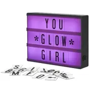 My Cinema Lightbox - RGB Color Changing Cinema Light Box, 20x15cm - 100 LED L...