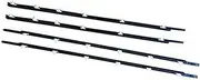QASULER Car Door Edge Protector, for Toyota, for Avanza 2003-2011 4Pcs Window Weatherstrips Side Door Moulding Rubber Trim Seal Car Roof Weatherstrip Seal