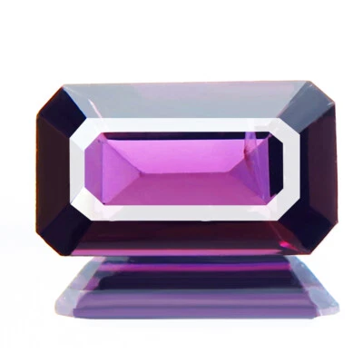 1.93ct NATURAL BEST 5A+PURPLE SPINEL UNHEAT OCTAGON RARE AWESOME LUSTER GEMSTONE