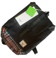 Herschel Supply Co Retreat Sling Bag. 5L Brand NWT Black Winter Plaid