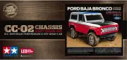 TAMIYA 1/10 RC Car No.736 FORD BAJA BRONCO 4WD Assembly Kit PAINTED BODY 58736