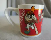 NEW Gibson Looney Tunes TAZ Tasmanian Devil Baseball Coffee Tea Cup Mug 4" H