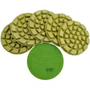 6 PCS Diamond Floor Polishing Pads Resin Bond Terrazzo Floor Diameter 41593