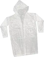 [APLVFFZH] Hooded Rain Poncho Lightweight EVA Quick Dry Rain Jacket for Outdoor Adventures
