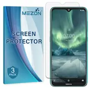 [3 Pack] Nokia 7.2 Anti-Glare Matte Screen Protector Film by MEZON – Case Friendly, Shock Absorption (Nokia 7.2, Matte) – FREE EXPRESS