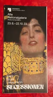 KLIMT STUCK LIEBERMANN SECESSIONEN EXHIBIT BROCHURE BERLIN ALTE NATIONALGALERIE