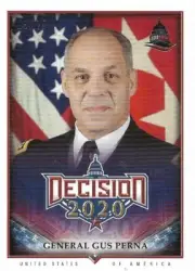 2020 DECISION SERIES 2 GENERAL GUS PERNA SILVER FOIL INSERT CARD /25