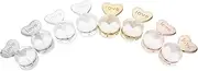 BESPORTBLE 4 Pairs Heart Silicone Earring Backs Durable and Comfortable Support for Droopy Ears Secure Heavy Studs and Earrings for All Styles Reusable and Easy to Clean