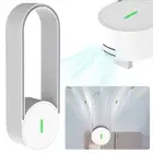 USB Negative Ion Air Purifier Silent Operation Cleaner for Home Office (White)