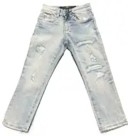 JORDAN CRAIG - Kids Knee shred Jeans Sky Blue