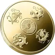 ibasenice Alloy Beast Commemorative Coin Art Coin Souvenir Coin Collectible
