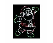 LED Dancing Santa Rope Light - Outdoor Christmas Decoration