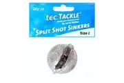 20 x Jarvis Walker 2 Split Shot Sinkers -Pre Packed 2 Split Shot Fishing Sinkers