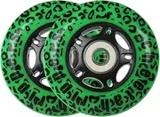 GREEN CHEETAH Wheels for RIPSTICK ripstik wave board ABEC 9 76MM 89A OUTDOOR