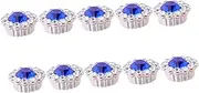 [AUTSUPPL] Hairband Embellishment Accessories Jewelry Making Kit Chain Jewelry Making Rhinestone Pearl Buttons Charms for Bracelet Making Embellishments Clear Bulk Charms Pliers Blue