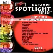 SOUND CHOICE KARAOKE LED ZEPPELIN cdg CD+G SC8674 v. 2 RARE KASHMIR ALL MY LOVE