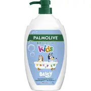 Palmolive Kids 3 In 1 Bluey Body Wash Bath & Hair 1L