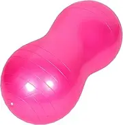 EXAOMBLE Maternity Exercise Ball Burst Peanut Shape Yoga Ball for Pregnancy with Included Pump Thickened for Safety and Versatile Fitness Use