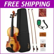 Complete EVA-330 Violin Set for Adults – Two Bows, Tuner, Extra Strings Included